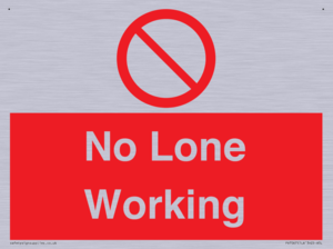 No Lone Working